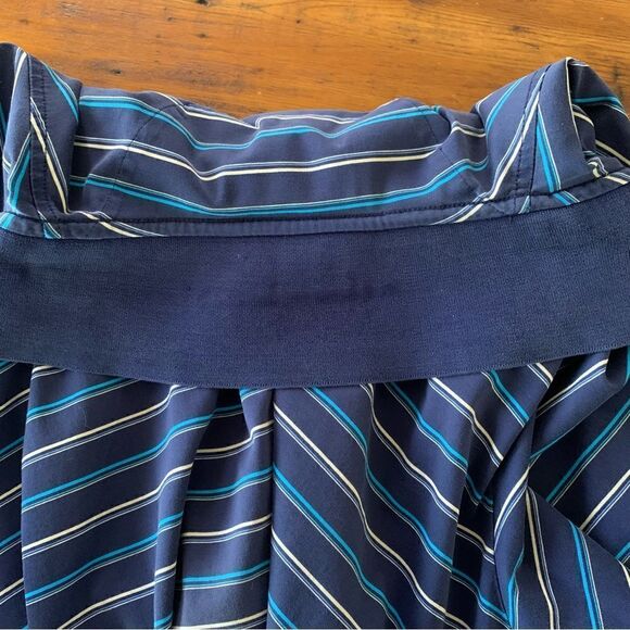 Daniel Crenshaw Blue Striped Golf Polo Cotton Sz Xl - Picture 4 of 6
